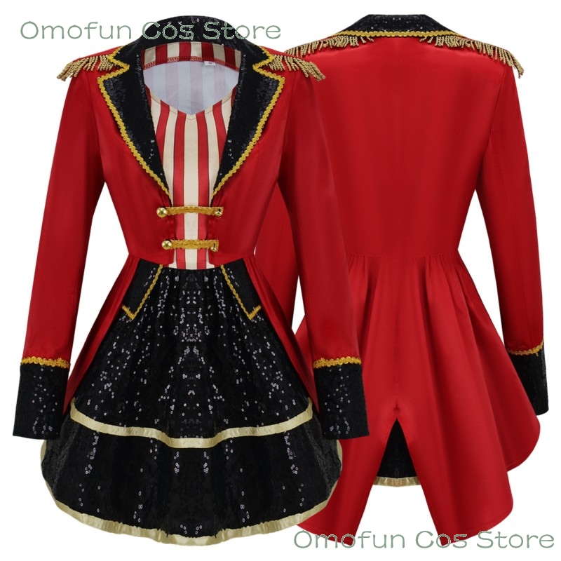 Anime Cosplay Events 2026 - Kostium Cyrkowego Dyrektora dla Kobiet, Zestaw