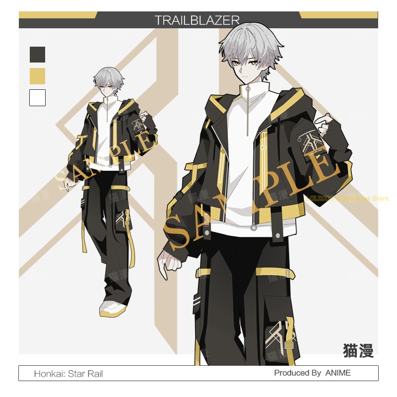 Costume Anime Cosplay - Gra Honkai: Star Rail Seria Trailblazer