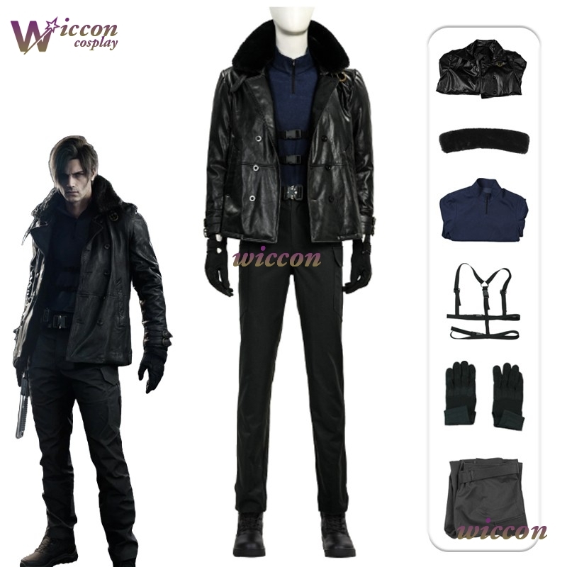 Cosplay Anime Women - Kostium Cosplay Requiem Resident Evil Leon·S·Kennedy,