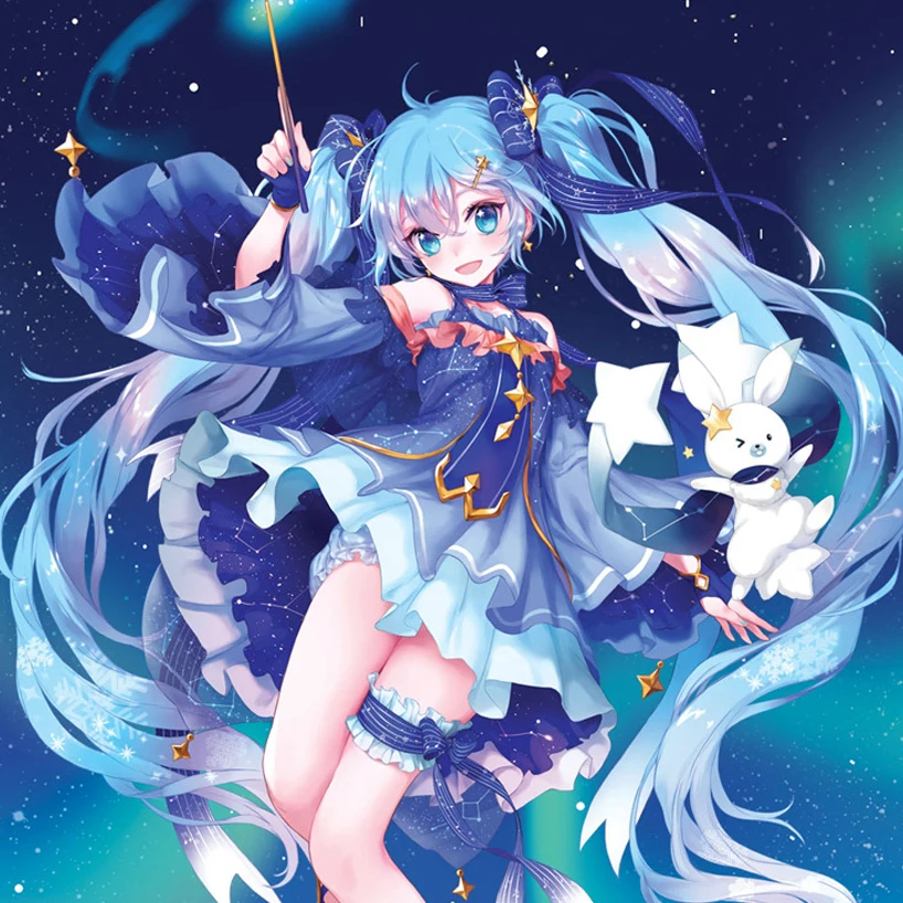Queen Anime Cosplay - Kostium Cosplay Snow Mi ku dla