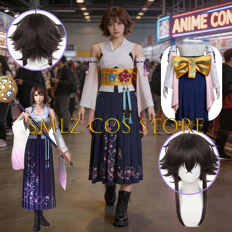 Smlz FFX Yuna Cosplay Anime FF – Cosplay Anime Women recenzja i cena