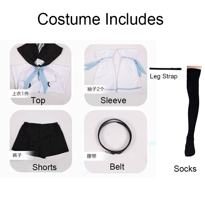 Kostium Cosplay Vtuber Shiraka – Anime Cosplay Meme recenzja i cena